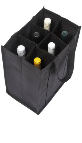 Bærepose med hank til 6 flasker